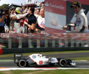 yapboz Sergio Pérez - Sauber - Grand Prix İtalya 2012, sınıflandırılmış 2 nd